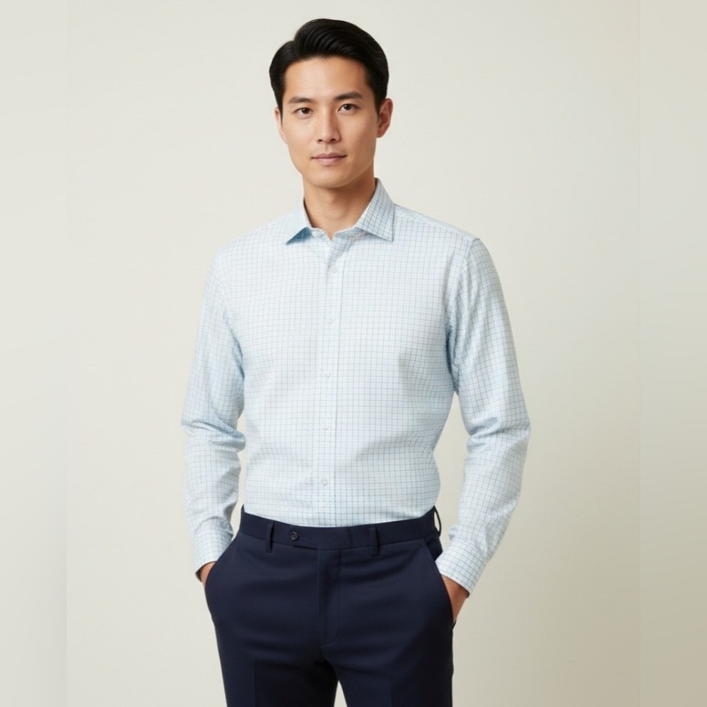 $55 NWT Van Heusen Van Heusen Mens Stain Shield Shirt
